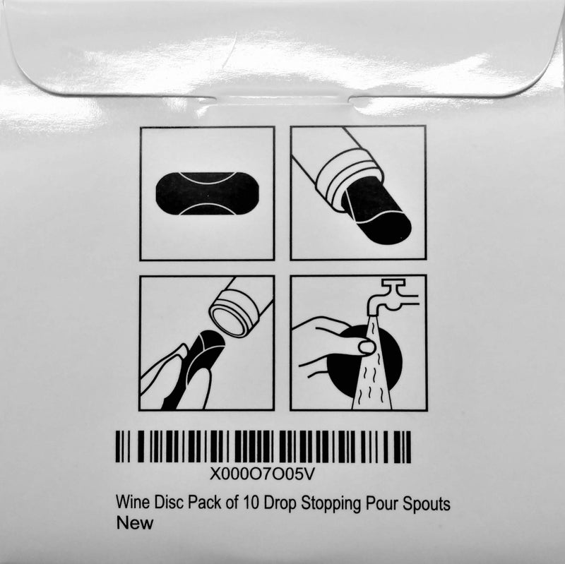 WineDisc The Original Drop Stopping Flexible Pour Spout (10) - Image 3